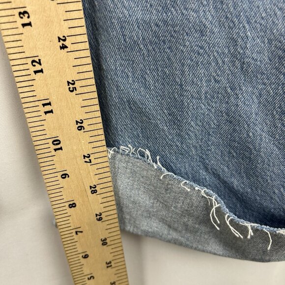 Ann Taylor LOFT 33/16 Flip Cuff High Rise Wide Leg Curvy Jeans Light Wash NWT - Picture 5 of 16